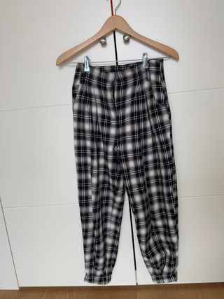 Pantalones cuadros escoceses talla xs