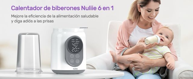 Calienta biberones control inteligente temperatura