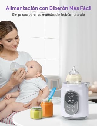 Calienta biberones control inteligente temperatura
