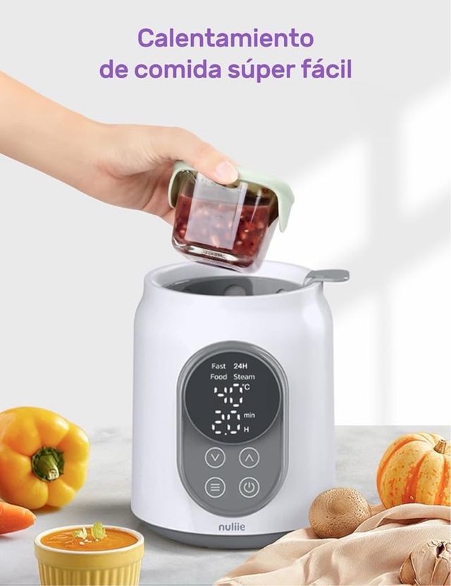 Calienta biberones control inteligente temperatura