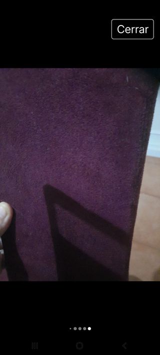 Botas antelina burdeos 37
