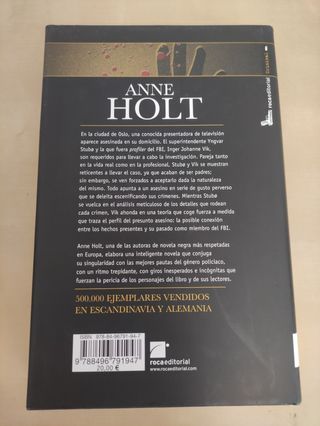Crepúsculo en Oslo, Anne Holt 
