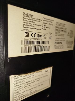 Televisión Philips 37 pulgadas LEER