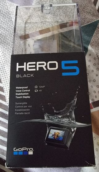 Caja vacía de GoPro Hero 5 black