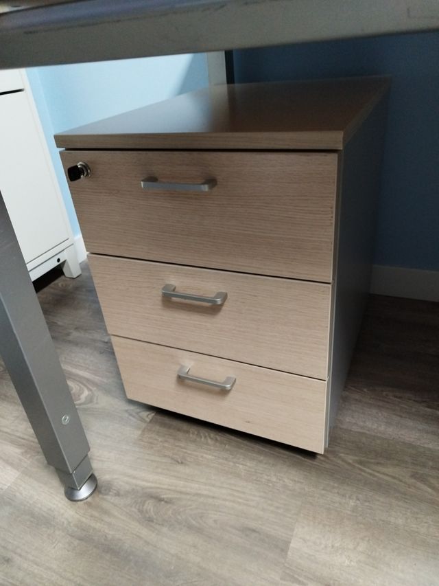Escritorio y cajonera