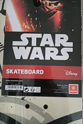 Skateboard Star Wars ufficiale Disney ancora incar