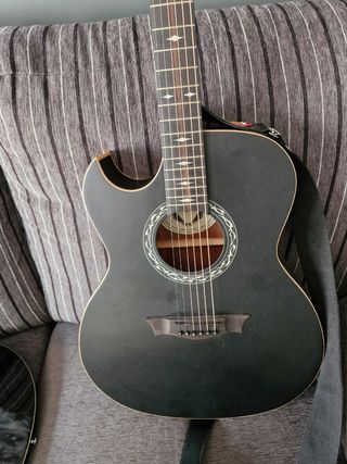 Guitarra electro acustica zurdo Dean