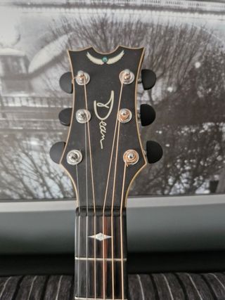 Guitarra electro acustica zurdo Dean