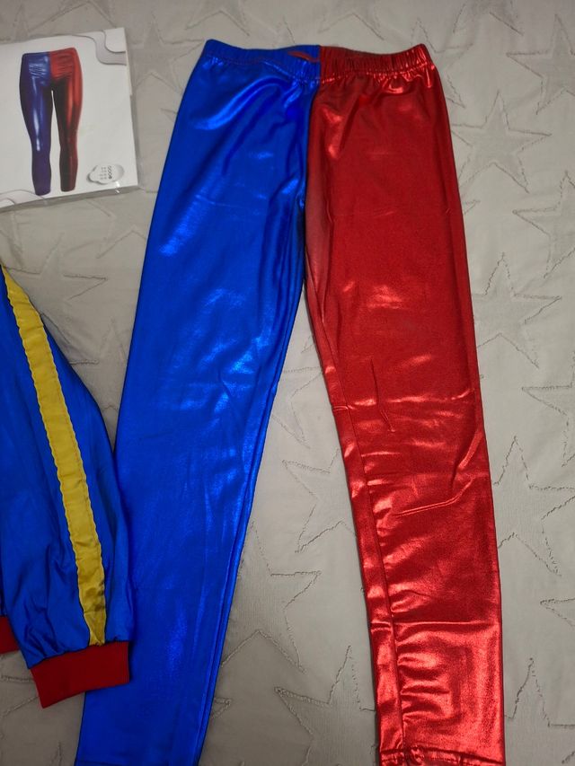 Disfraz bicolor 13-15 unisex Harley Quinn