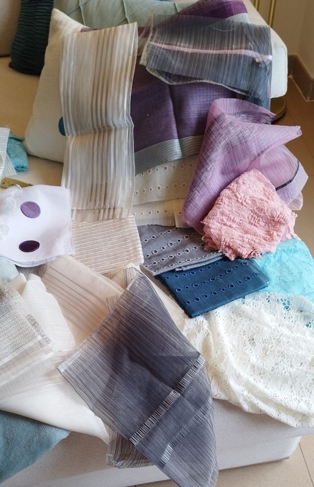 Retales de telas diferentes 