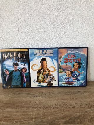 Ice Age / Lilo y Stitch / Hp Prisionero de Azcaban