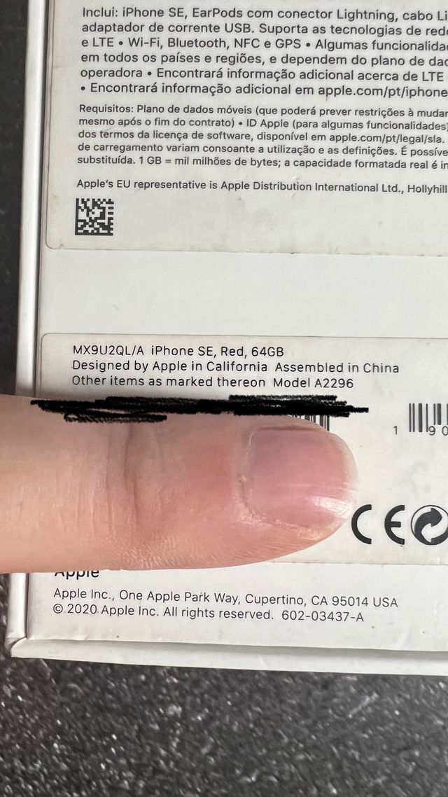 Iphone SE 64 Gb Rojo ¡ojo leer!