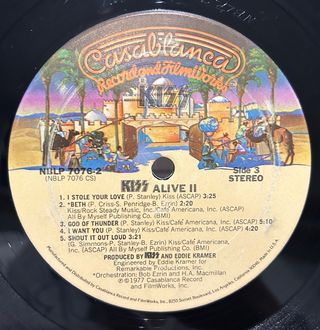 Kiss ‎– Alive II. (falta el disco 1)