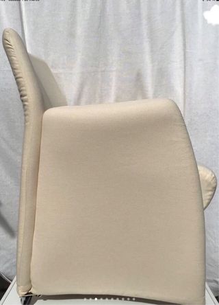 Sillón descalzadora con ruedas.
