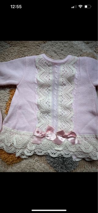Vestido Dolce Petit y Leotardos