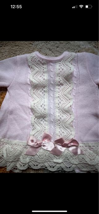 Vestido Dolce Petit y Leotardos