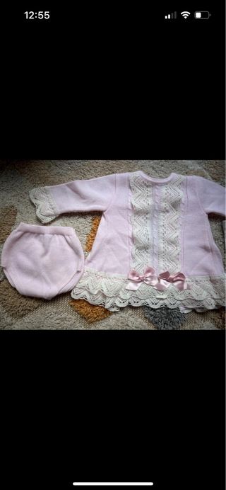 Vestido Dolce Petit y Leotardos