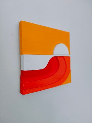 Quadro pequeno em madeira