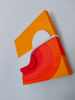 Quadro pequeno em madeira