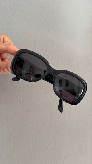 GAFAS NEGRAS CHANEL VINTAGE MUJER 