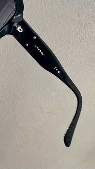 GAFAS NEGRAS CHANEL VINTAGE MUJER 