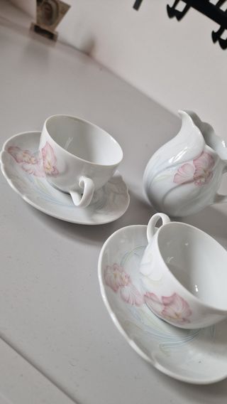 Servizio da caffè in porcellana