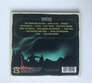The Brains The Monster Within 2013 CD Psychobilly