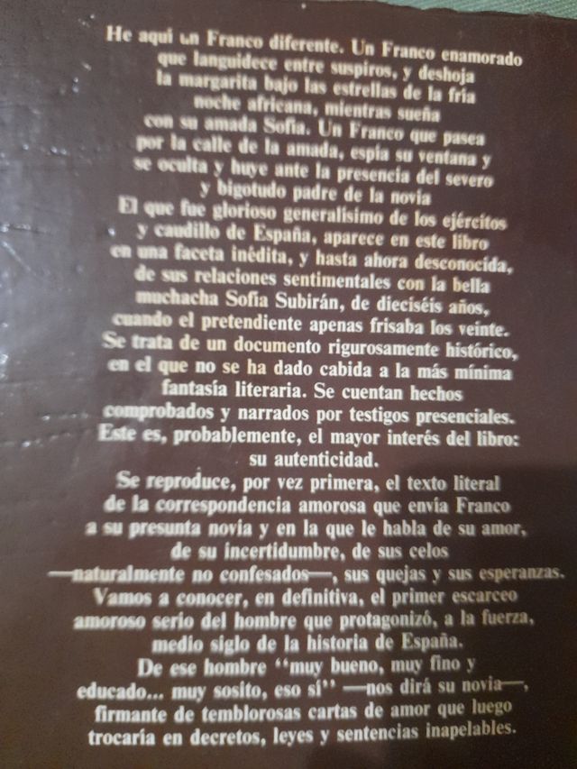 Las cartas de amor de Franco