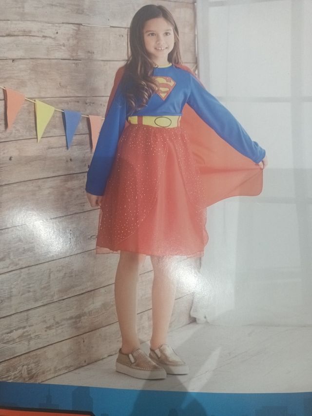 Disfraz niña súper girl