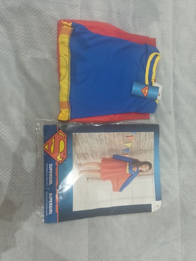 Disfraz niña súper girl