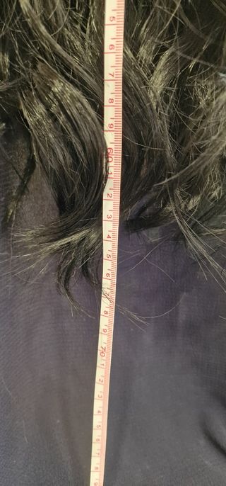 Impresionante Peluca negra lace front 