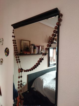 Rosario grande pared. Madera