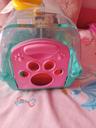 Juguete transportín y perrito