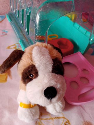 Juguete transportín y perrito