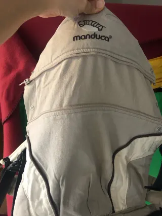 Mochila Bebe Manduca pure cotton. Como nueva.