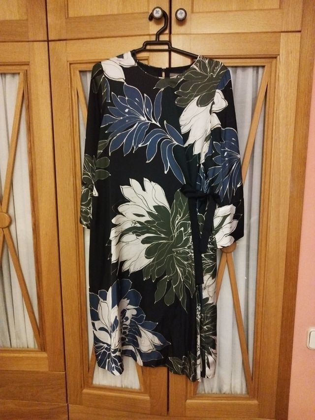 Vestido raso para ceremonia 