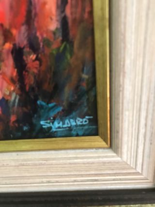 Cuadro al oleo firmado SIMARRO