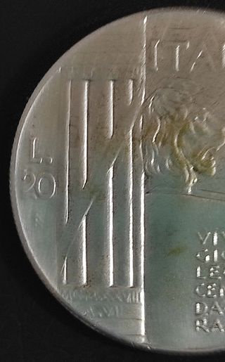 Moneta commemorativa 20 lire 1943 "Mussolini"