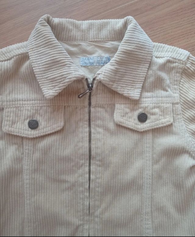 Cazadora y falda pana. Zara kids