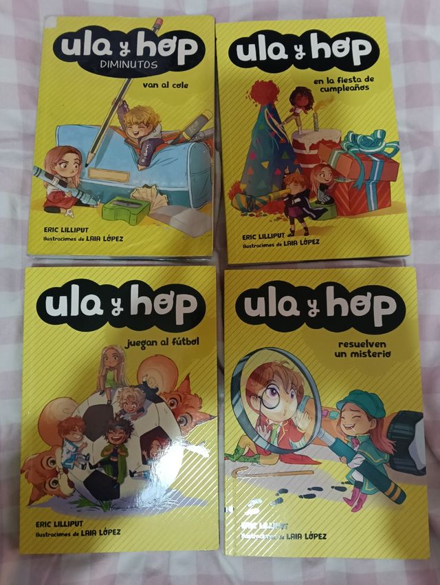 Libros Ula y Hop. Edi. Alfaguara