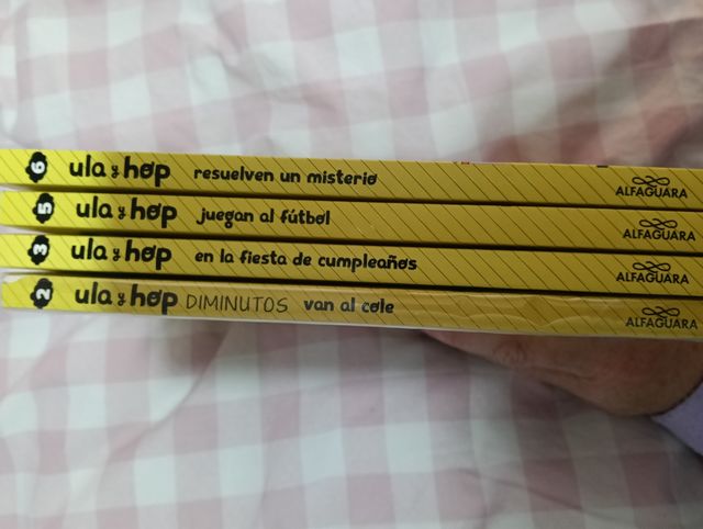 Libros Ula y Hop. Edi. Alfaguara