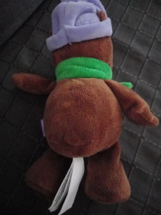 Peluches  orso milka colore marrone lilla