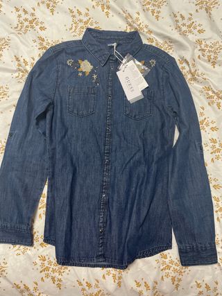 camisa vaquera guess