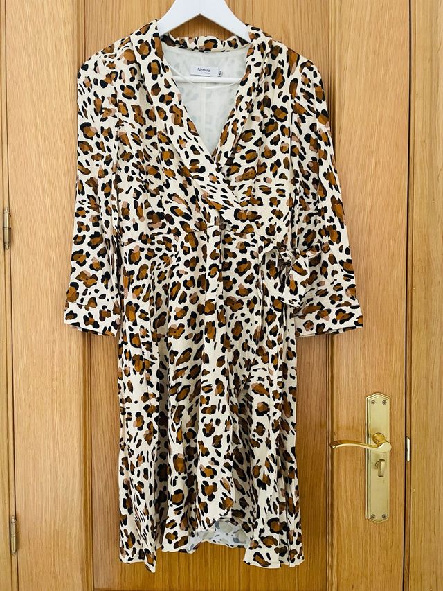 Vestido estampado leopardo