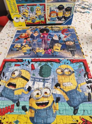 Puzzle 4 x 100 Minions Gru