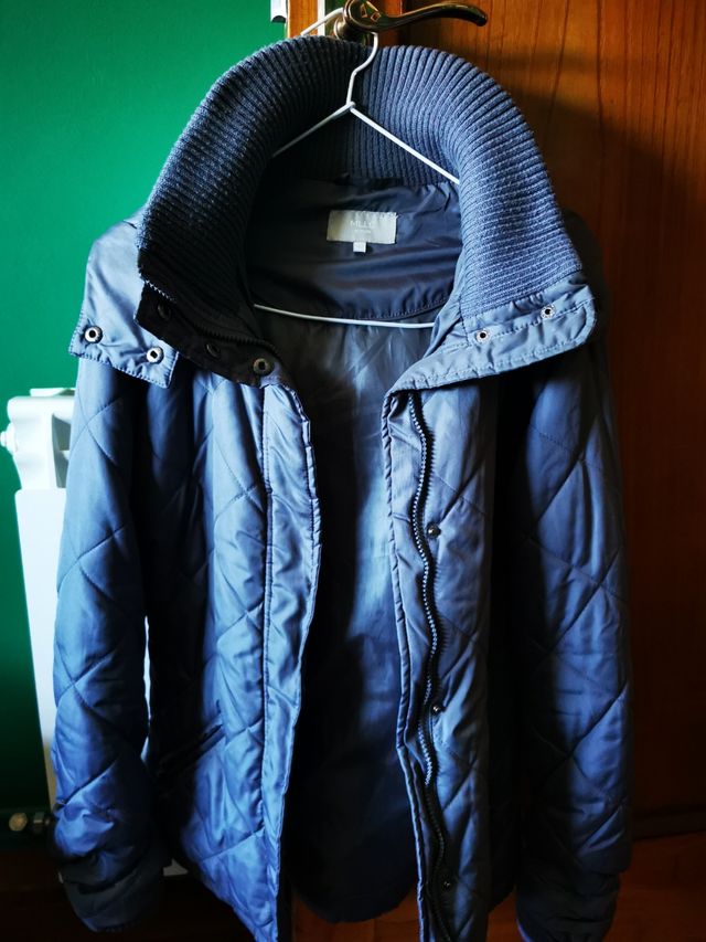 Chaquetón mujer gris