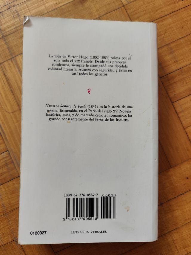 Libro Nuestra señora de Paris