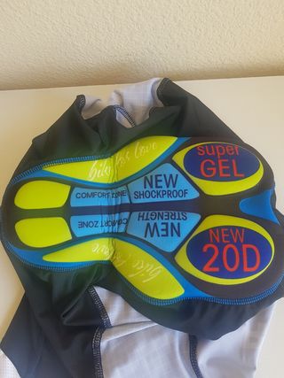 Maillot mas culotte de ciclismo