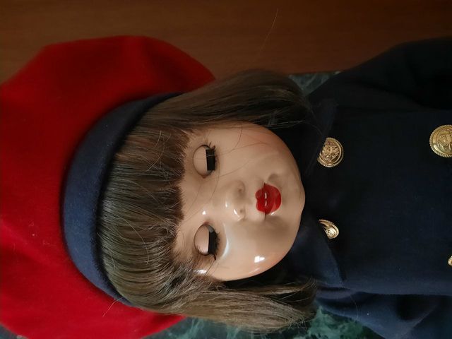 Mariquita Pérez original de 1998 abrigo azul