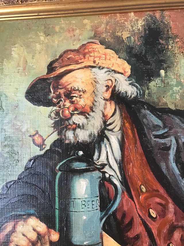 Pittura a olio originale